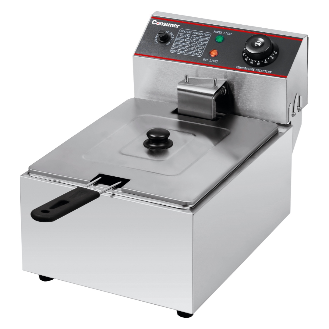 Freidora Industrial de mesa, 1 tanque