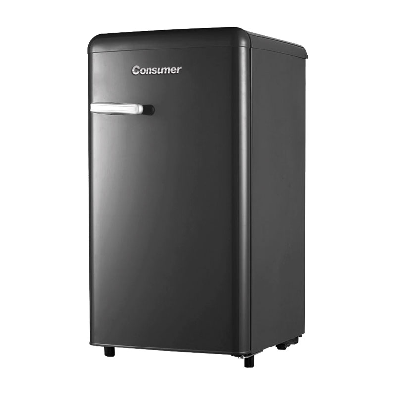 HELADERA RETRO 120 LTS NEGRA