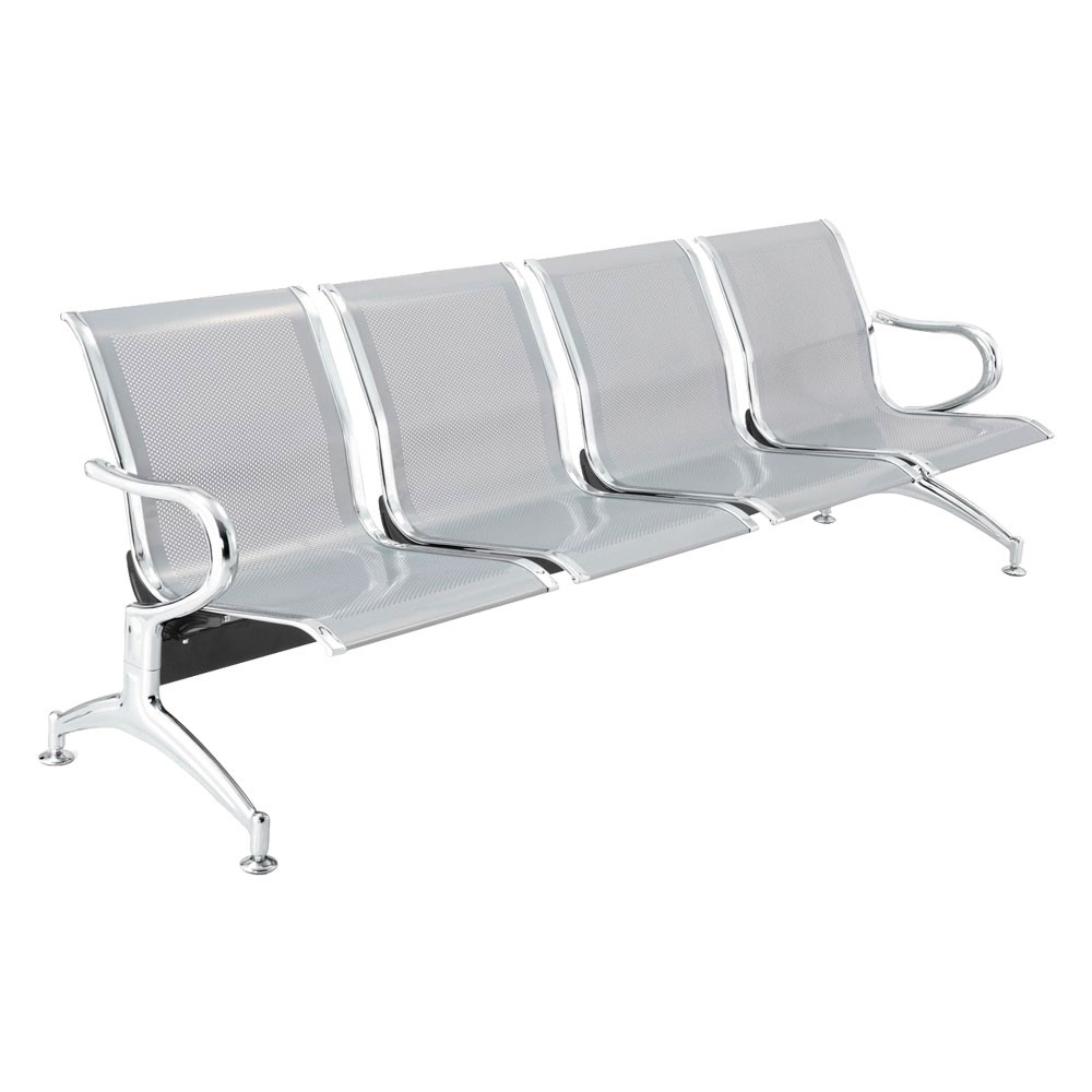 SILLA TANDEM 4P SJ820 GRIS