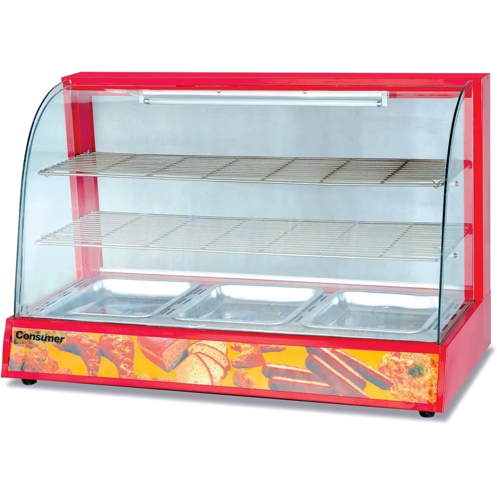 Exhibidor y calentador de alimentos 30k