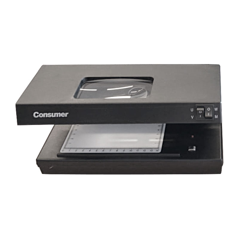 Detector de billetes de mesa grande MG/UV