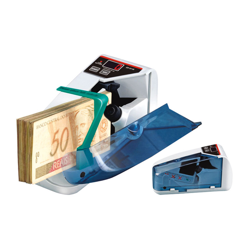 Contador de billetes portátil