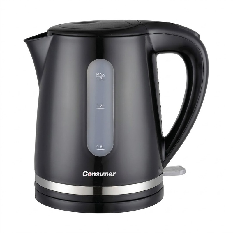 Hervidora de Agua 1.7L, negra
