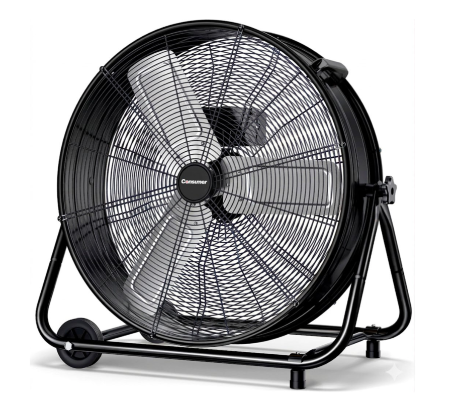 Ventilador Axial Industrial de piso 30”