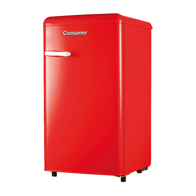 HELADERA RETRO 120 LTS  ROJA